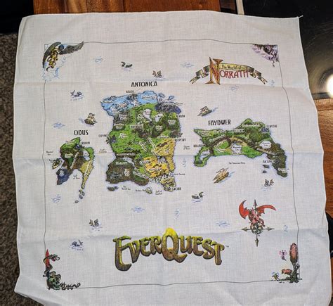 everquest cloth map fake|Original cloth map from EQ .